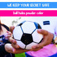 Gender Reveal Soccer Ball with Pink and Blue Powder