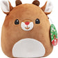 Squishmallows 8-Inch Rudolph & Clarice - Rudolph The Red Nosed Reindeer Set - Official Jazwares Plush - Collectible Soft & Squis