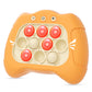Byserten Handheld Game For Kids 6-12 With Lights And Sounds, Sensory Fidget Toys For Kids 8-12, Birthday Gifts For 6 7 8 9 Year Old Girls & Boys & Teens -Orange