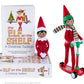 Elf On The Shelf Scout Girl (Brown Eyed Girl) With Elves At Play Stand-N-Scoot