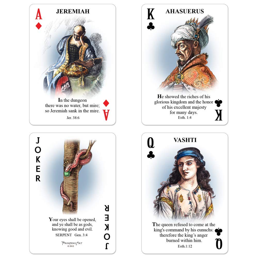 Prospero Art Torah Playing Cards