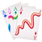 Blue Panda 224 Blank Custom Cards With Checkered Diamond Backing For Diy Game Or Playing, Write On, 4 Decks (3 X 4 In) - Blank Playing Cards