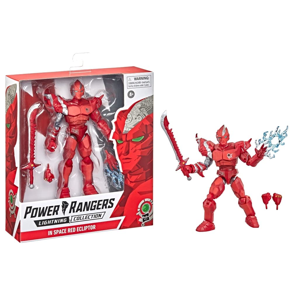 Power Rangers Lightning Collection In Space Red Ecliptor 6-Inch Action Figure For Ages 4 And Up