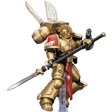 Beerise Joytoy 1/18 Action Figures - Warhammer 40,000 Blood Angels Sanguinary Guard 2 With Angelus Boltgun And Encarmine Spear -