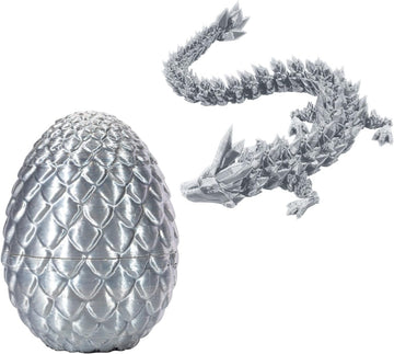 Executive Desk Toys Easter Egg, 3D Printed Dragon, 3D Dragon Eggs With Dragon Inside, Dragon Toy Dragon Egg Fidget Toy, Fidget T