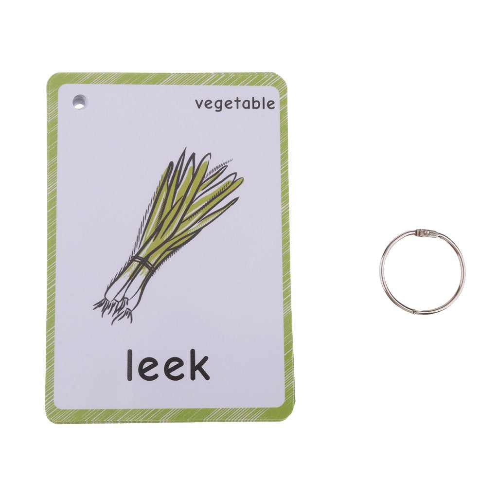 Styleheaven Preschool Educational Flash Cards Vegetable  20 Pieces
