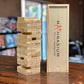 We Games Personalized Wedding Guest Book Alternative, Wood Block Stacking Party Game, Wooden Memory Keepsake Box, 54 Blocks, Cus