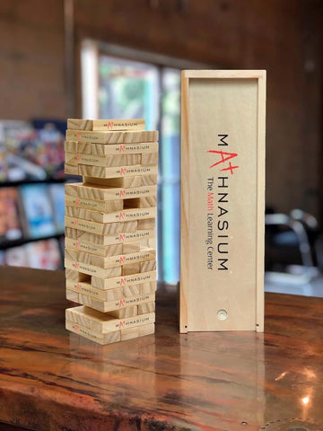 We Games Personalized Wedding Guest Book Alternative, Wood Block Stacking Party Game, Wooden Memory Keepsake Box, 54 Blocks, Cus