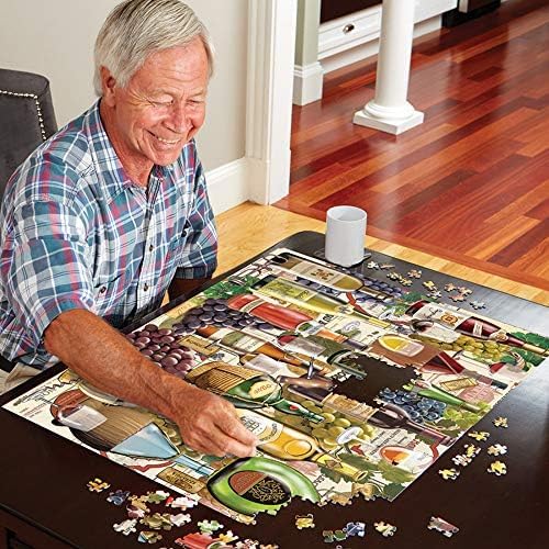 White Mountain Junk Drawer 1000 Piece Puzzle Fun Collage Jigsaw Puzzles For Adults And Family
