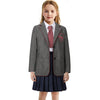 Kids Musical Cosplay Costume Outfit Girls School Uniform Suit Jacket Shirt Skirt Tie Halloween Party Stage Full Set (Xx-Large)