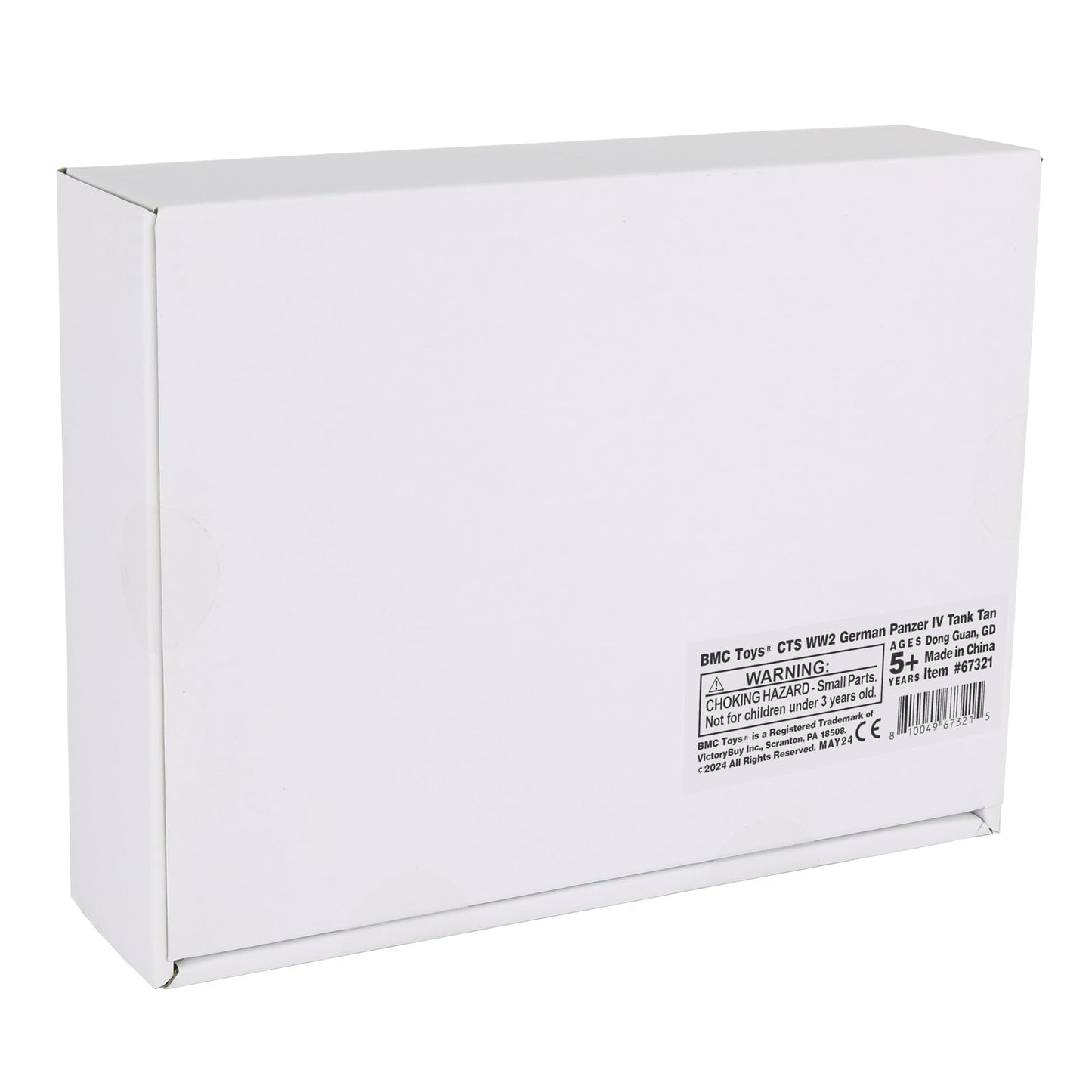 BMC CTS WW2 German Panzer IV Tank - Tan 1:38 Plastic Army Military Vehicle