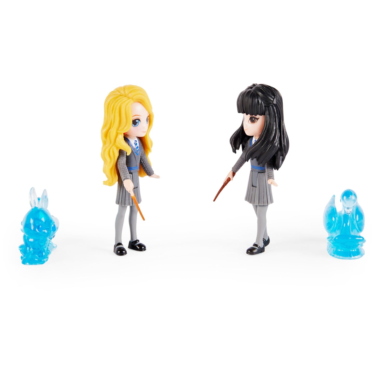 Wizarding World Harry Potter  Magical Minis Luna Lovegood and Cho Chang Patronus Friendship Set with 2 Creatures  Kids Toys for Ages 5 and up