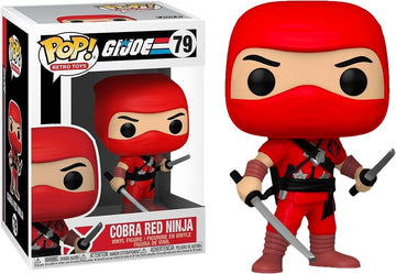 Funko Pop! G.I. Joe #79 - Cobra Red Ninja Exclusive!