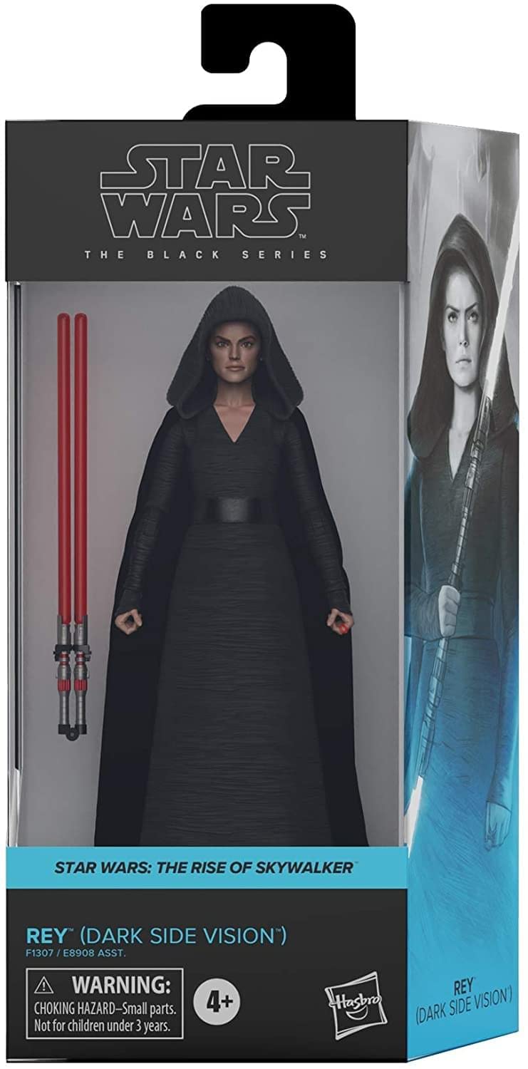 Star Wars The Black Series Rey (Dark Side Vision) Toy 6-Inch Scale The Rise Of Skywalker Collectible Action Figure, Ages 4 And Up, Multicolored (F1307)