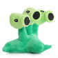 Jhesao 7'' Pea Plants And Peashooter Plush Toys Threepeater Pvz Plush 1 2 Stuffed Soft Doll Three-Heads Pea Toy New