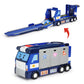 Robocar Poli Mobile Headquarters 3-in-1 Police HQ Trailer Truck Toy with Vehicle Launchers & Die-Cast Car, Ages 3+, Model 83377