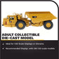 Diecast Masters 1:50 Caterpillar AD60 Articulated Underground Truck, with Working LED Lights and Removable Rock Load Included -