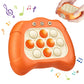 Acvens Quick Push Game For Kids 8-12,Pop Sensory Fidget Toys For Kids 6-12,Birthday Gifts For Boys And Girls (Orange)