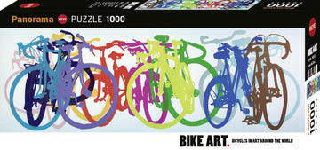 Heye Colourful Row Panorama Puzzles (1000-Piece, Multi-Colour)