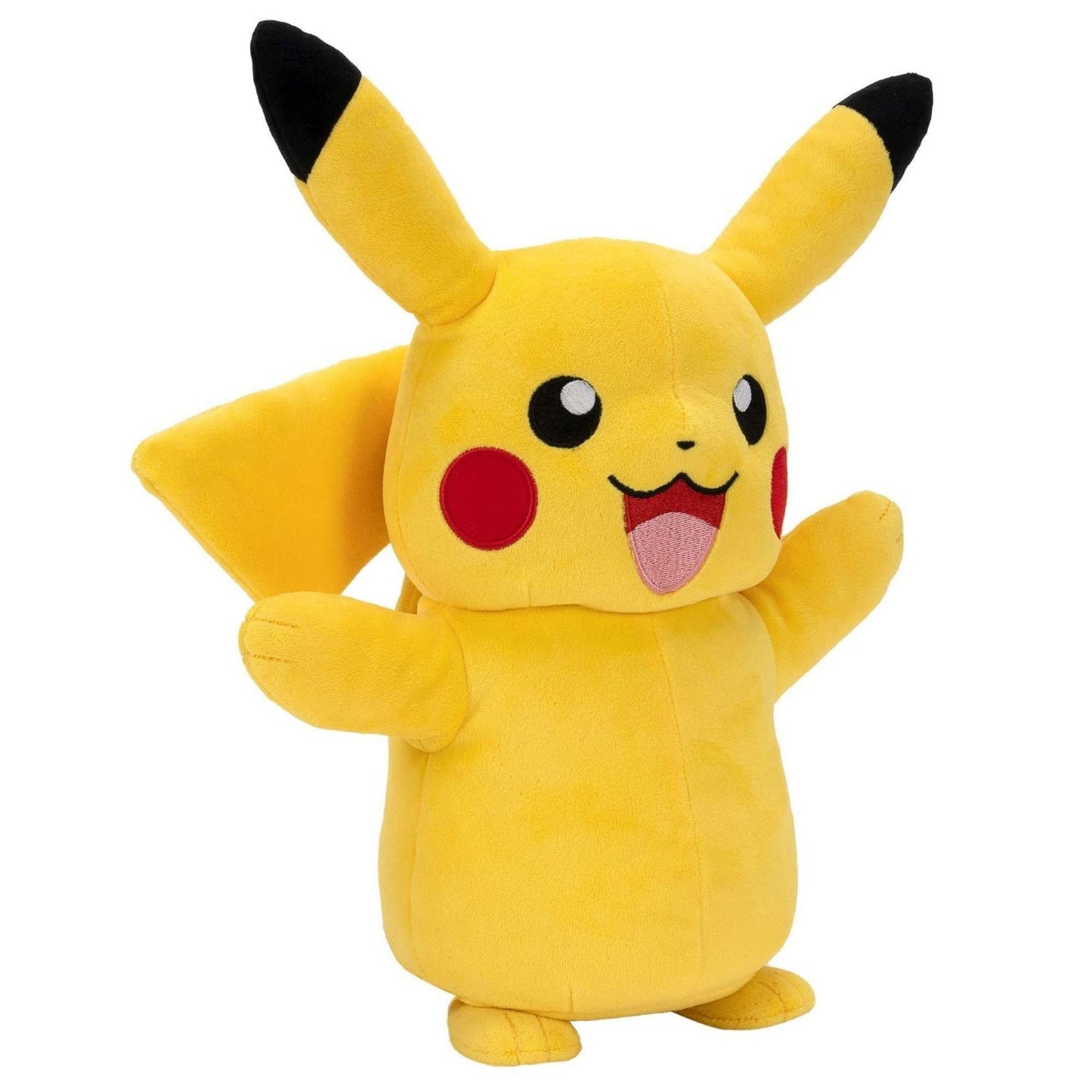 Pokémon Electric Charge Pikachu Plush Toy, 10 inches, Yellow, Polyester, Model PKW2365