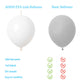 Adido Eva Link Balloons White 12 Inch Quick Link Latex Balloon 80 Pcs For Wedding, Baby Shower, Birthday, Bridal Shower, Hallowe