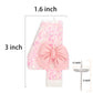 ElekFX 40th Birthday Candles for Cake, Pink Bow Number Cake Candles, 2.76 inch Number Happy Birthday Candle, Cake Topper Decorat