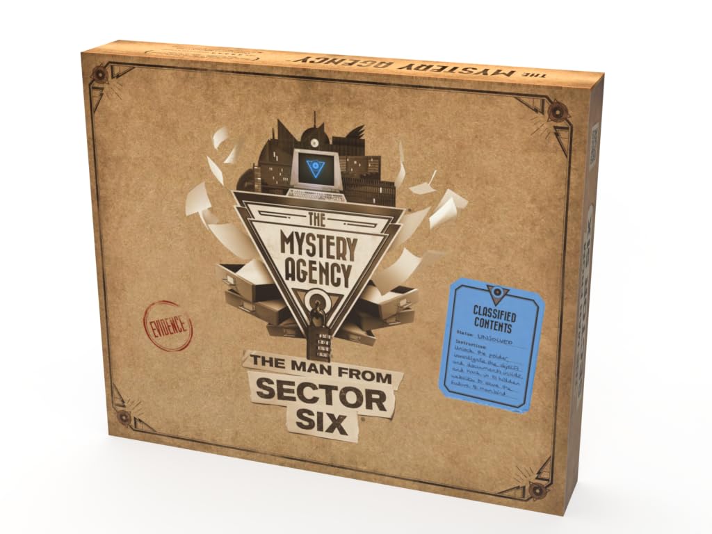 The Man From Sector Six - Secret Agent Escape-Room Board Game By The Mystery Agency