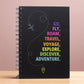 Asera Spiral Diary Notebook | 95 Ruled Pages | A5 Size (21X15 Cm) | For Kids, Students & Office | Birthday Return Gifts (Travel)