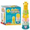 Toyscape Giraffe and Friends | Stacking Cups with Shapes | Stacking Toys for Kids | Colorful Toddler Activity Toys | Baby Toys |