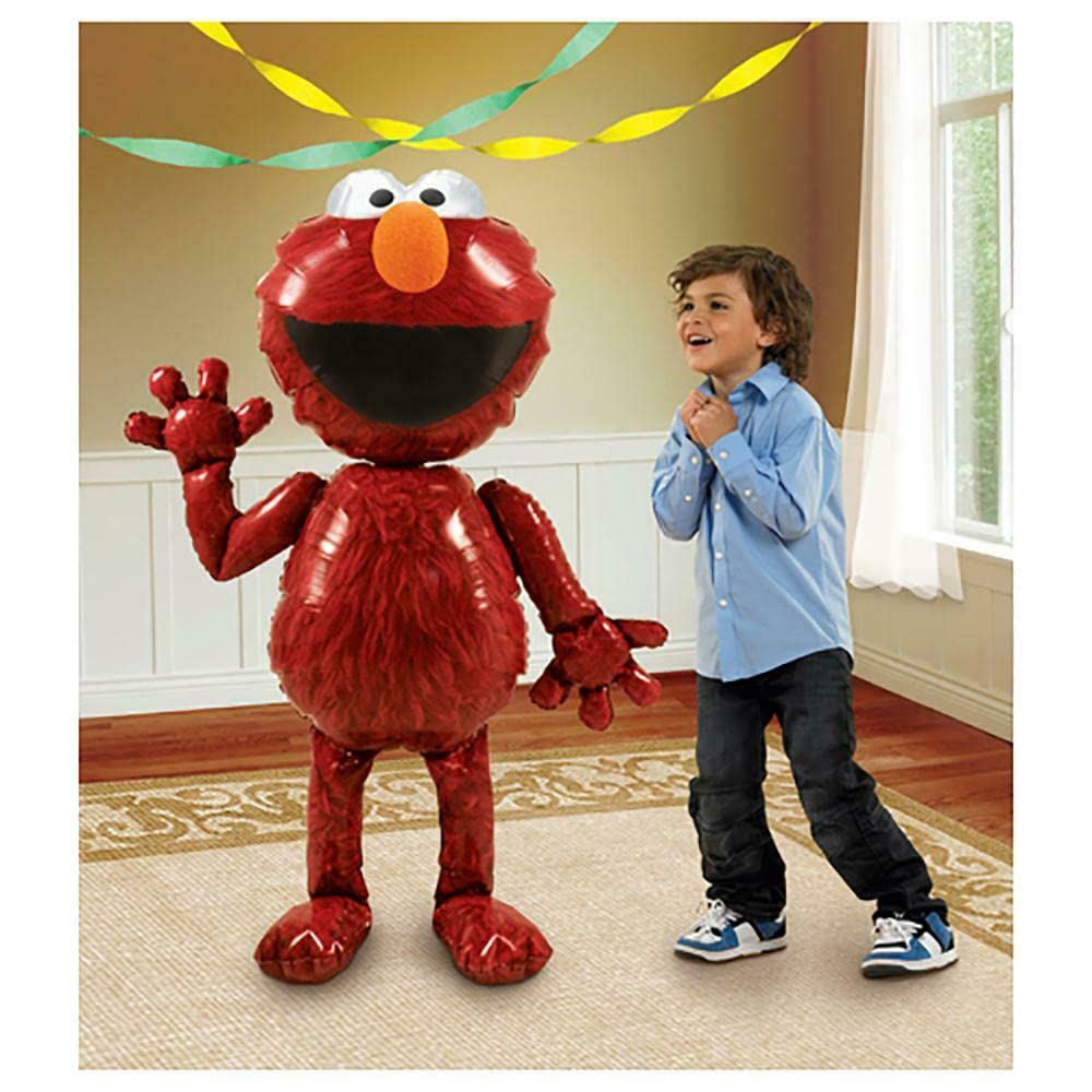 Anagram Mayflower Distributing Elmo AirWalker 54 Foil Balloon,Red,Supersize