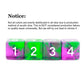 Haxtec 11 Piece Dice Set Extra D6 D20 Compatible with Dungeons and Dragons 5e RPG Games-Green Purple
