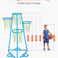 VEVOR Indoor Basketball Hoop for Kids, Over The Door Mini Basketball Hoops with Electronic Scoreboard, Mini Hoop with Scoring &