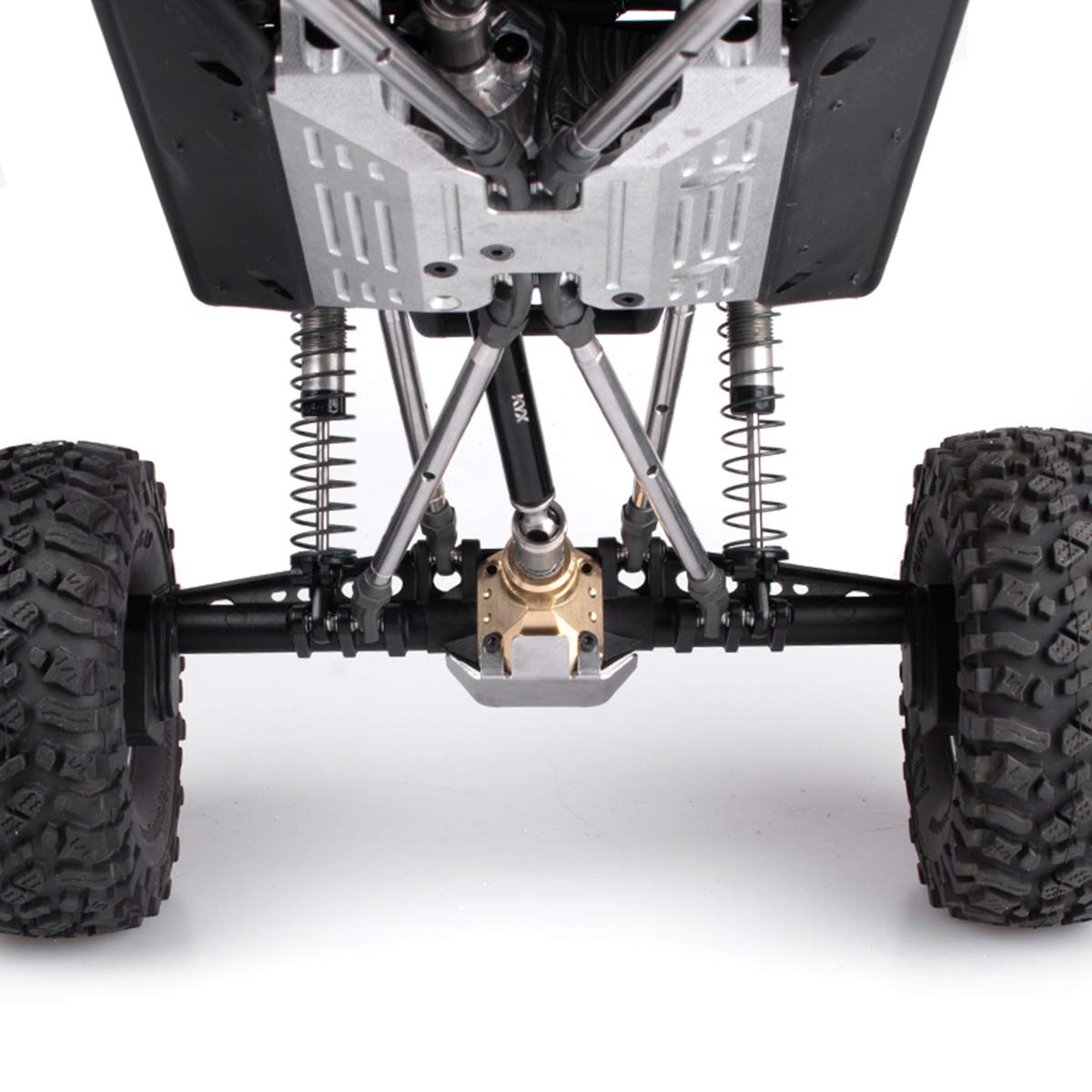 KYX Racing CNC Machined Brass Front Rear Axle Housing Output Differential Cover Upgrades Parts Accessoriesfor 1/10 RC Crawler Ca