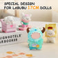 17cm Doll Clothes Set  enhanced Jeans & Knitted Sweater Outfit for 17cm 15cm Dolls  Cute Dress Up Fashion  No Doll Included (Monsters  17cm/15cm)