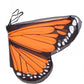 CISMARK Monarch Butterfly Wings Costume for Halloween Party (Orange butterfly)