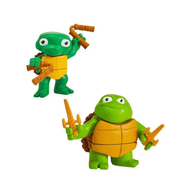 Ninja Turtles Mutant Mayhem Action Figures (Turtle Tots - Raph & Mikey)