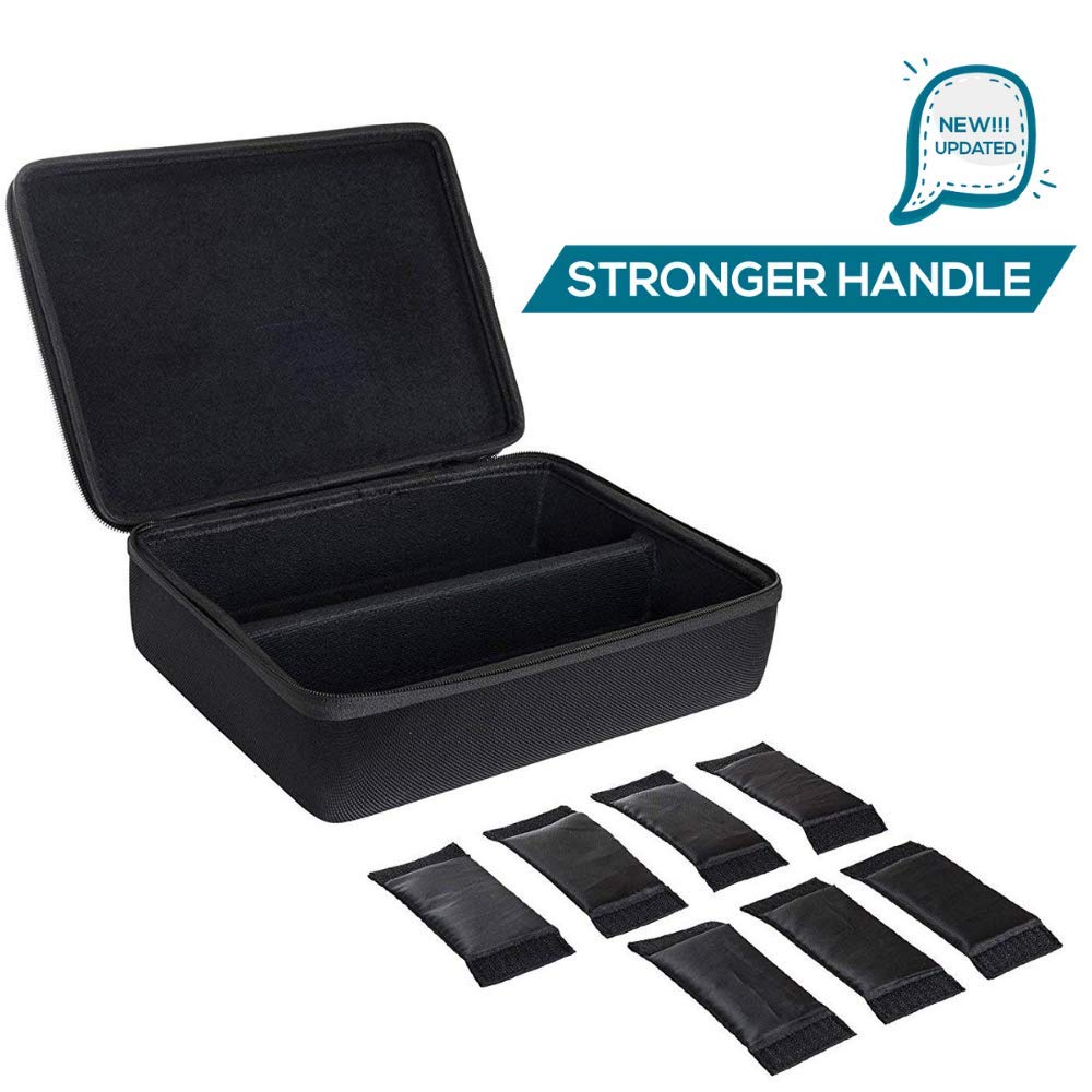 caseling Card Game Case - Fits Cards Against Humanity, Holds 1650 Cards, Black, EVA Material, Model: DoubleCardCaseUPDATE