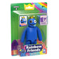 Rainbow Friends Blue Action Figure - 5" Tall Posable Plastic Toy, Model RF605