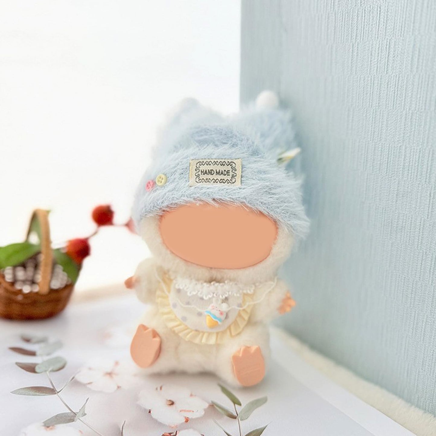 Clothes for Doll(NO Doll Included) 15/17cm Doll Clothes Set for Doll Outfit Accessories for Doll Blue Hat