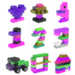 Huizdq 1500 Pieces Building Bricks, Building Bricks For Girls Age 4-5-6-7-8-12, Classic Bulk Small Blocks, Classic Building Bric