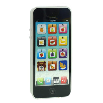 Cooplay Learning Smart Phone Toy Music Lullaby Song Touch Screen USB Recharable Cell Phone Mobile Yphone for Toddler Baby Ages 3