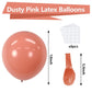 Bezente Dusty Pink Latex Party Balloons - 100 Pack 12 Inch Round Helium Blush Pink Rose Pink Balloons For Birthday Wedding Anniv