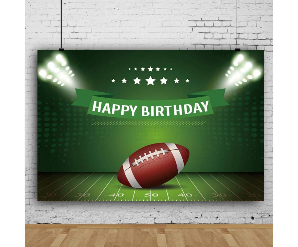 Football Party Decorations, Football Banner for Birthday Party Decorations, Fantasy Football Theme Birthday Photo Props Backdrop