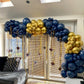 Bezente Navy Blue Balloons 18 Inch - 30 Pack Large Thick Blue Balloons Big Round Dark Blue Latex Balloons For Birthday Baby Show