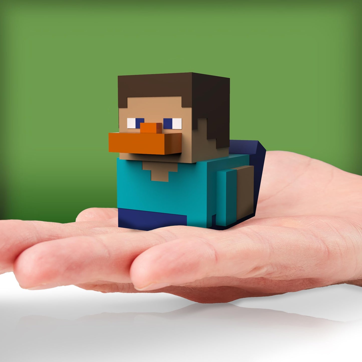 Tubbz Mini Steve Collectible Vinyl Rubber Duck Figure - Official Minecraft Merchandise - Video Games And Movies