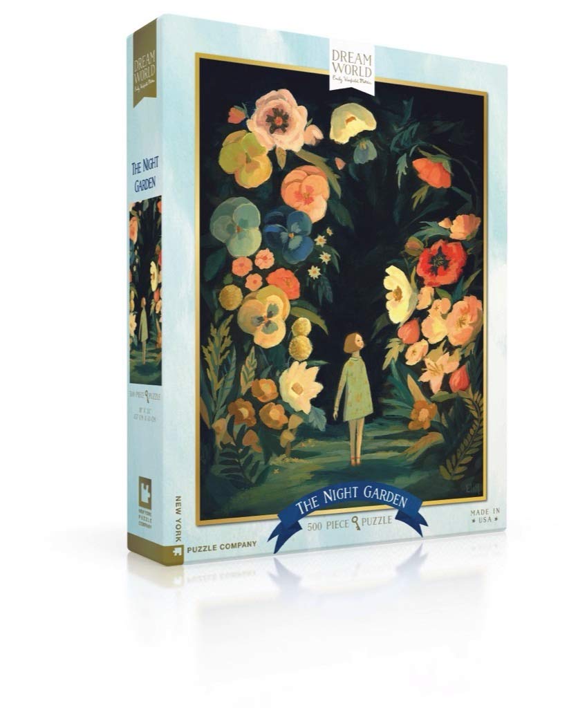 New York Puzzle Company - Dream World The Night Garden - 500 Piece Jigsaw Puzzle For Family Game Nights By Emily Winfield Martin