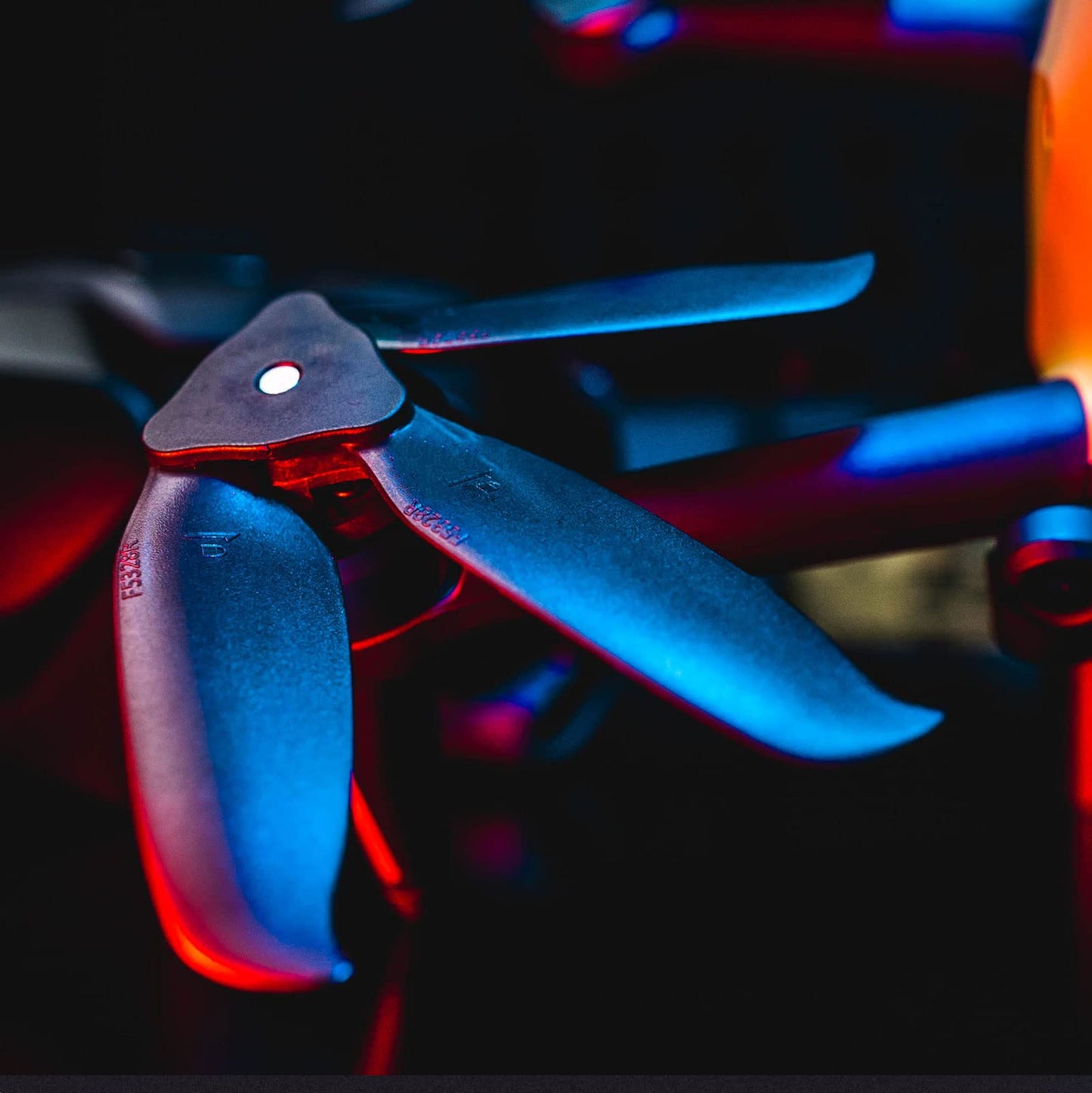 Dji Fpv Drone 5328 Folding Propellers 3-Blades Props Low Noise Quick-Release Upgrade Replacement Accessories (8Pcs - 4Cw 4Ccw, B