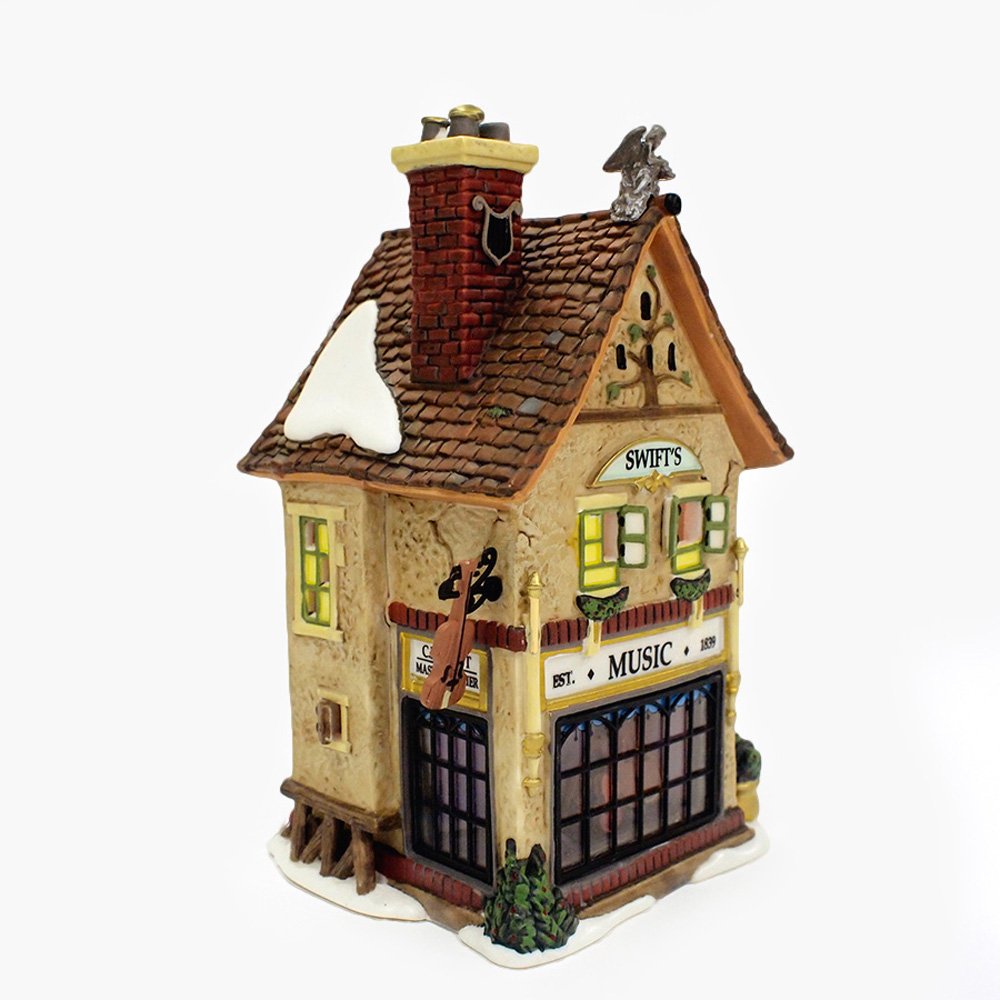 Department 56 Dickens' Village Swifts Stringed Instruments Lit House