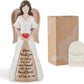 Storieme Gifts for Mom from Daughter Son: Thank You Moms Angel Figurines Statue - Sentimental Gift for Christmas Birthday Mother