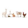 Schleich Farm World 5-Piece Farm Animal Toy Set Including Cute Llama  Rabbit  Sheep  Hen and Goose Animal Toys for Toddlers & Kids Ages 3+